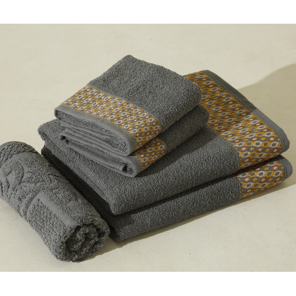 03 jogo de toalhas 5 pecas banho piso e rosto naomi lmpeter